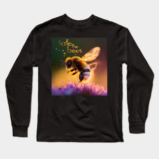 Safe the Bees Long Sleeve T-Shirt